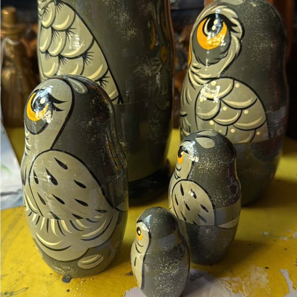 Heka Naturals Russian Nesting Dolls, 5 Traditional Matryoshka |wooden dolls - Picture 2 of 5